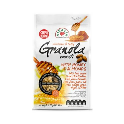 Vitalia granola med i badem musli 350g Slike