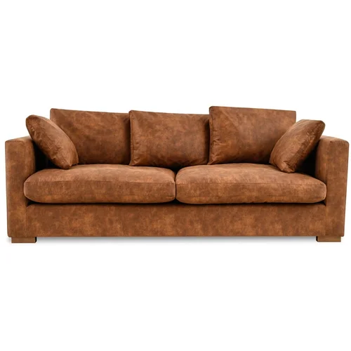 Scandic Konjak smeđa sofa 220 cm Comfy –