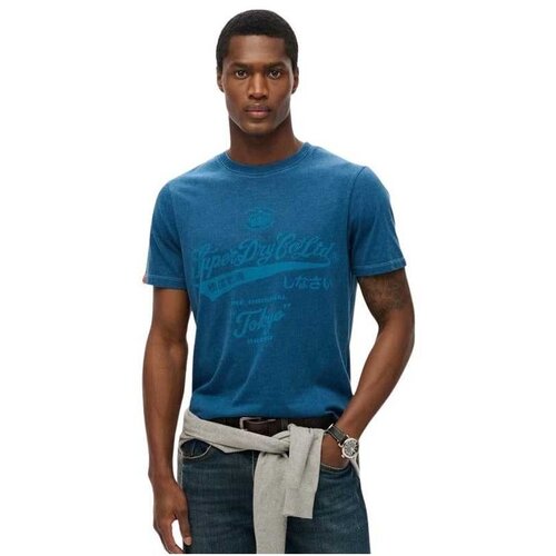 Superdry plava muška majica SDM1012129A-E8Q Cene