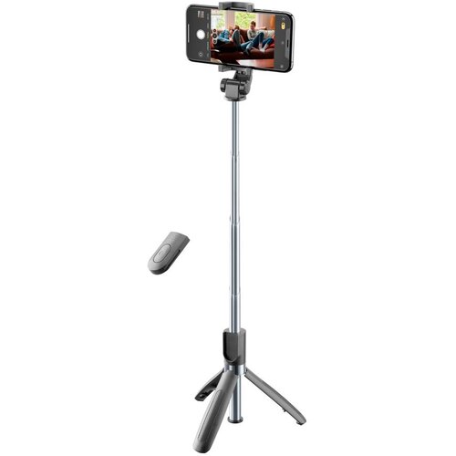 Cellular Line bt selfie palica tripod stojalo, črno Cene