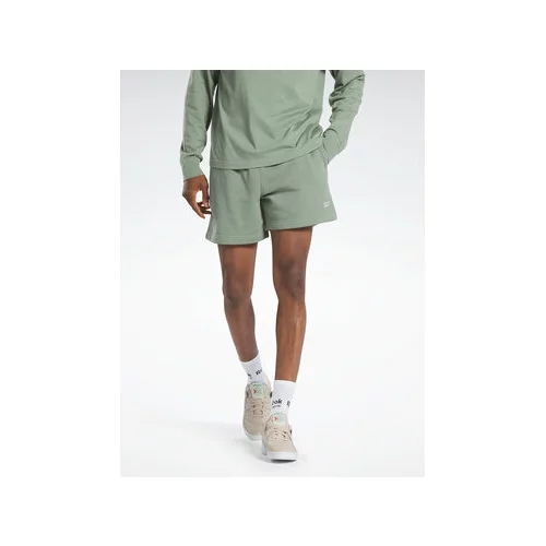 Reebok Športne kratke hlače Classics Wardrobe Essentials Shorts H66172 Zelena