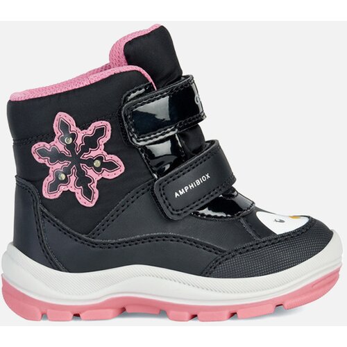 Geox Black Girls Ankle Boots Flanfil ABX - Girls Cijene