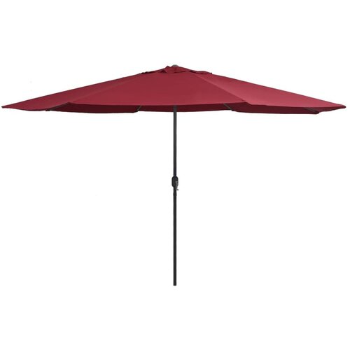  Vrtni suncobran s metalnom &amp;scaron;ipkom 400 cm bordo Slike