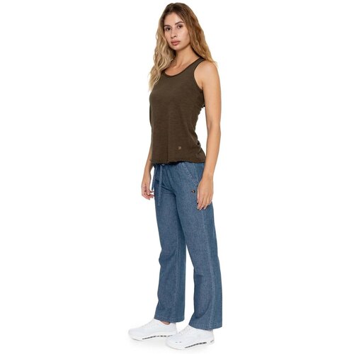 Leone 1947 Hlače Woman Chambray Urban Safari Modra Cene