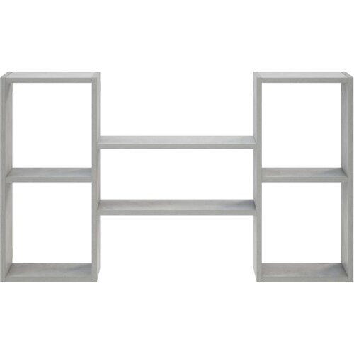 Zidna polica Betonska siva 102 x 17 x 59 cm Prerađeno drvo Slike