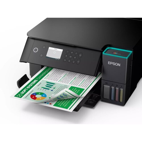 Epson L6360 ecotank, print-scan-copy, color, A4, 4800X1200, lan, wi-fi, duplex C11CL42401 Cene