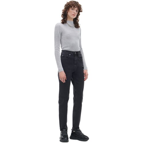 Cropp ženske slim traperice mom kroja - Crna  0385Z-99J Cijene