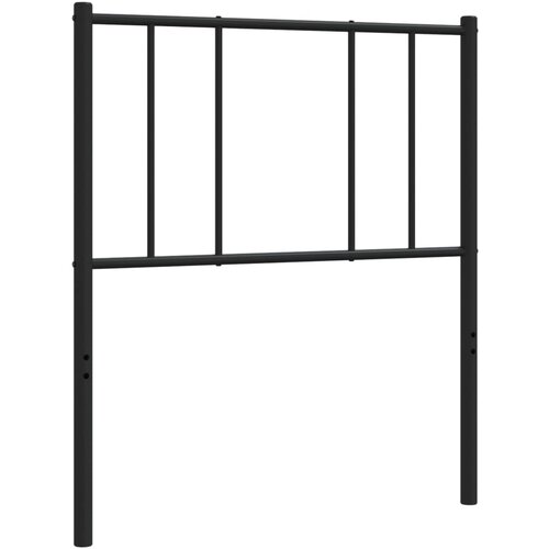 VidaXL Kovinsko posteljno vzglavje črno 90 cm, (20724357) Slike