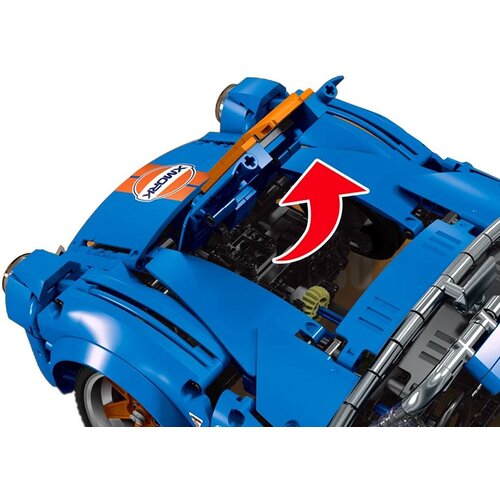  Tehnički blokovi, 1816 komada, sportski auto Cobra-427 Slike