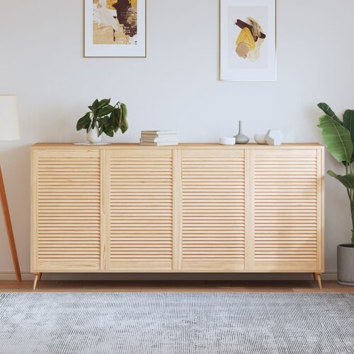 vidaXL Vrata za omarico z letvicami 4 kosi 99,3x59,4 cm trdna borovina Cene