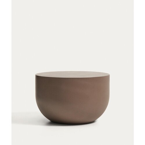 Kave Home Betonska okrogla vrtna klubska mizica &amp;oslash; 60 cm Garbet &amp;ndash; Slike