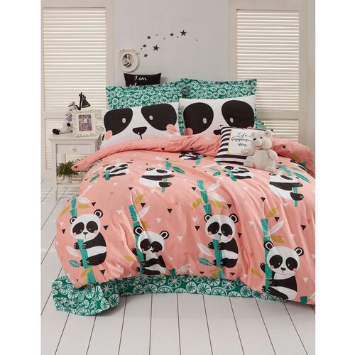  panida - pink vpoly pink king quilt cover set (fr) Cene