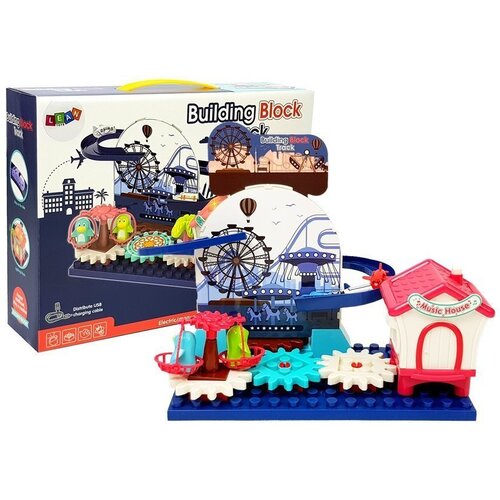 A set of blocks with a car slide, cogwheels on batteries Cijene