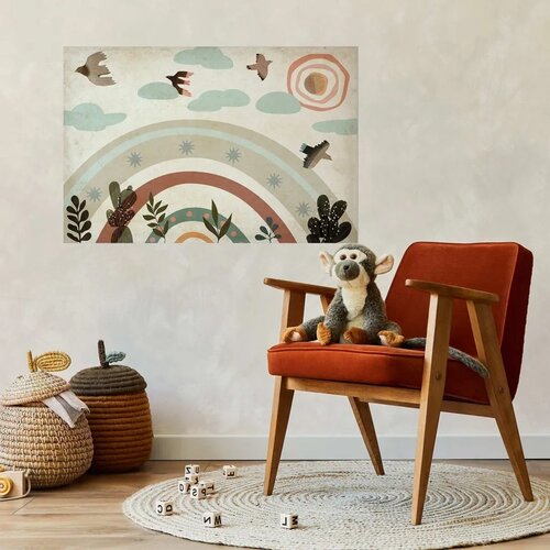  Plakat - Rainbow and Birds 90x60 Bez okvira Slike