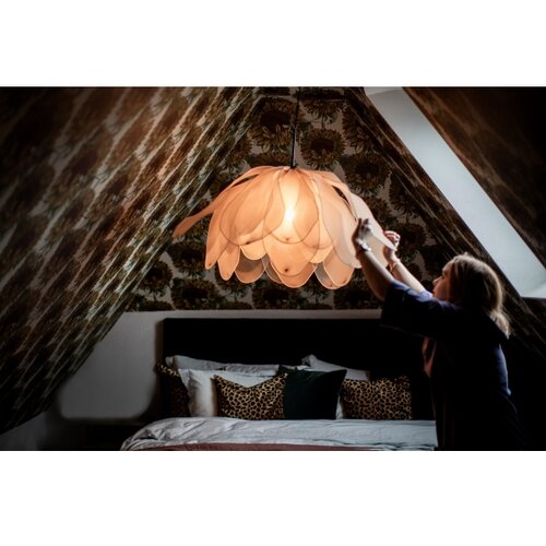  ByRydens 4202270-5507 - Visilica na sajli LOU LOU 1xE27/5W/230V bež Slike