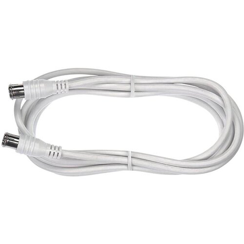 AXING SAT priključni kabel Axing\, [1x hitri F-vtikač - 1x hitri F-vtikač]\, 2\,50 m\, 85 dB\, bela, (20431851) Cene