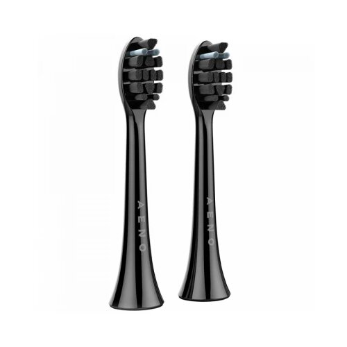 Aeno Replacement toothbrush heads, Black, Dupont bristles, 2pcs in set (for ADB0004/ADB0006 and ADB0003/ADB0005) Cene