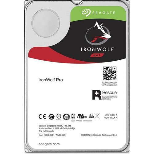 Seagate HDD 4TB Ironwolf Pro SATA3 7200rpm 256MB ST4000NE001 Slike