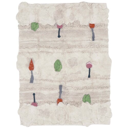 Lorena Canals Krem pamučan dječji tepih za igru 120x160 cm Veggie Garden – Cene