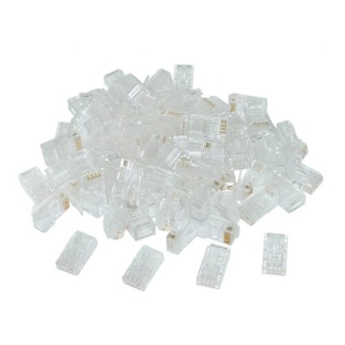 Konektor 8P8C, modular shielded 30u&rdquo; gold plated, GEMBIRD PLUG5SP/10, 10 kom Cijene