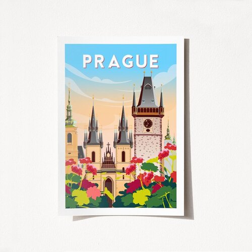 Wallity poster Prague-2009, 50x70 cm Cene