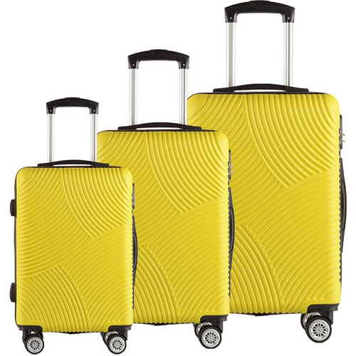  Putni koferi Aga Travel MR4654-Yellow - žuti Cijene