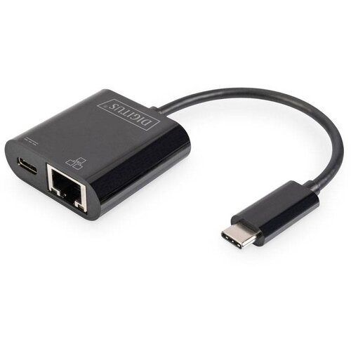 Digitus USB Type-CTM Gigabit Ethernet adapter with Power Delivery support Slike