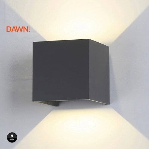 Dawn led svetiljka A310 zidna 6W 3000K IP54 siva Slike