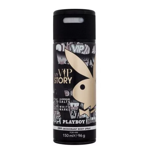 Playboy My VIP Story u spreju dezodorans bez aluminija za moške