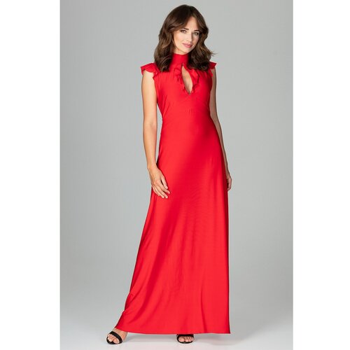 Lenitif Ženska haljina K486 crvena Cene