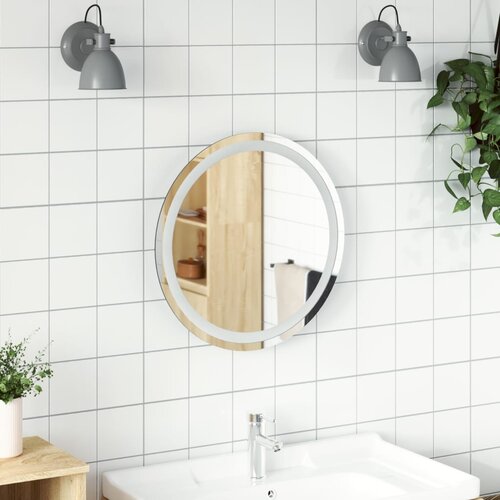 vidaXL LED kupaonsko ogledalo 50 cm okruglo Cijene