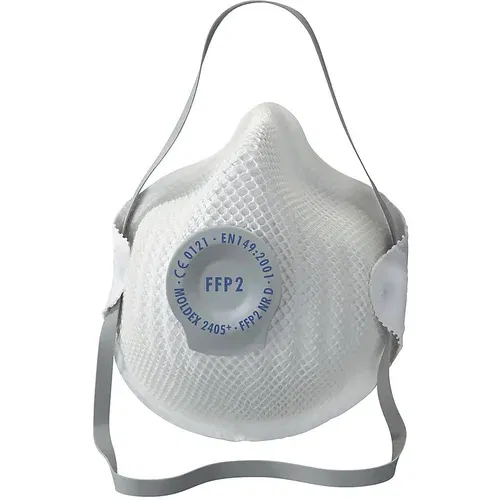Moldex Zaščitna maska FFP2 NR D, z ventilom za izdih, DE 20 kosov, bele barve