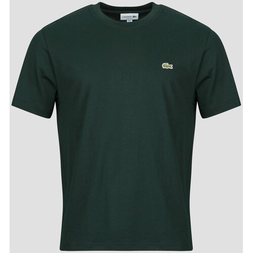 Lacoste T-shirt en jersey de coton Zelena Slike