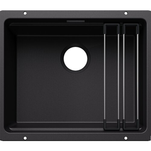 Blanco sudoper ETAGON 500-U SILGRANIT pribor inox nosači, bez InFino pribora - CRNA Cijene