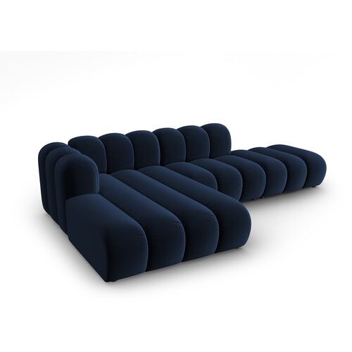 Micadoni Home Temno modra kotna sedežna garnitura (levi kot) Lupine &amp;ndash; Slike