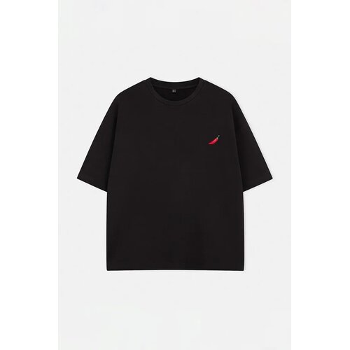 Trendyol Muška majica Tmnss22Ts0318, Crna Cene