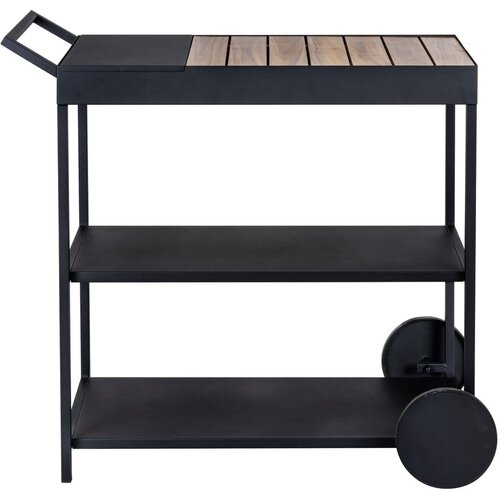 Wenko Kolica za posluživanje na kotačima s pločom stola od bagrema 40x80 cm Miro – Cijene