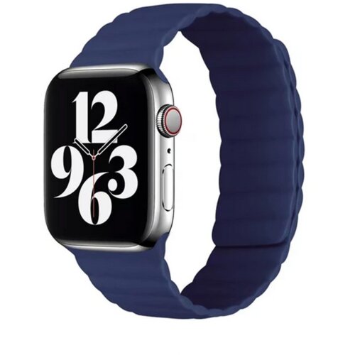 silikonska narukvica za Apple Watch sa magnetom plava 42/44mm Slike