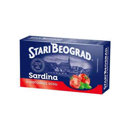 Stari Beograd Sardina u paradajz sosu 100g Slike