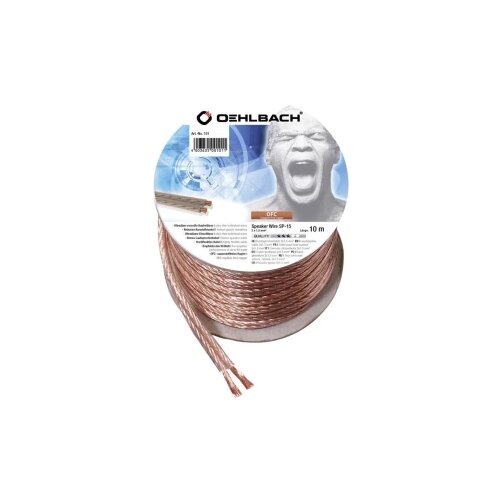 Oehlbach Zvučnički kabel 2 x 1.50 mm² Prozirna 101 10 m Cijene