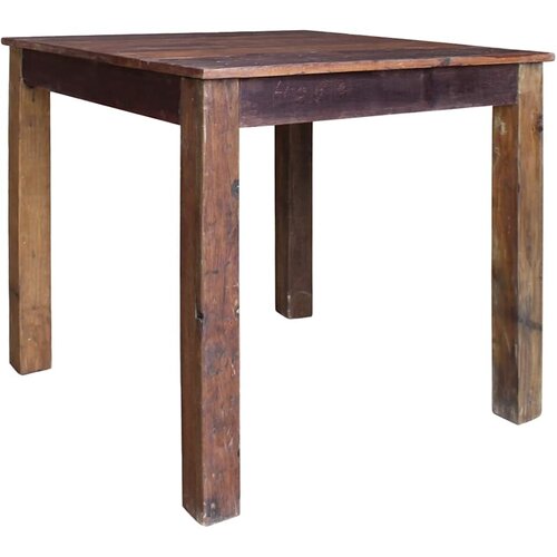  Blagovaonski stol od mije&amp;scaron;anog recikliranog drva 82x80x76 cm Slike