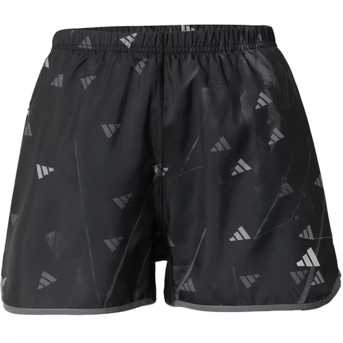 Adidas Sportske hlače svijetlosiva / tamo siva / crna
