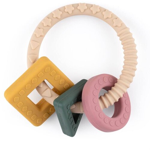Petite & Mars Silicone teether Figures grizalo 0m+ 1 kos Cene