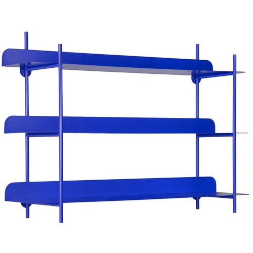 PT LIVING Plava metalna polica s vi&scaron;e razina 60 cm Cool Retro &ndash; Cijene