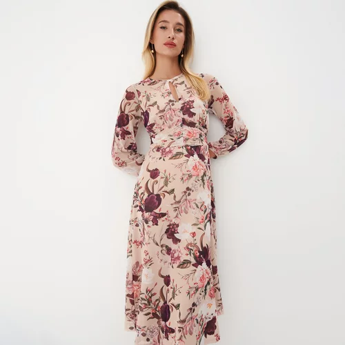 Mohito Obleka midi s cvetličnim vzorcem