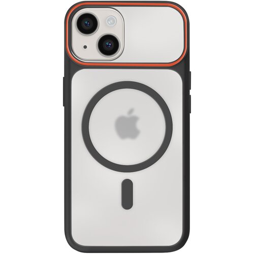 AVIZAR Ohi&scaron;je MagSafe za iPhone 14 / 13 z dimljenim hrbtom in ojačanim silikonskim okvirjem, Črna, (5000189510) Cene