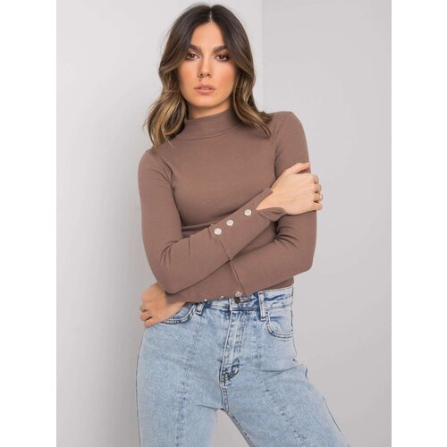 RUE PARIS Blouse-RV-BZ-7317.64-brown Slike