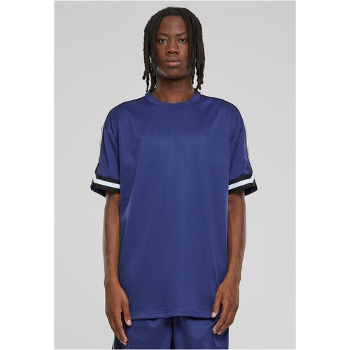 UC Men Men's T-Shirt Oversized Stripes Mesh - Navy Blue Slike