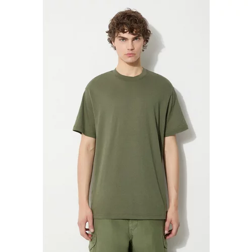 Filson Pamučna majica Ranger Solid za muškarce, boja: zelena, bez uzorka, FMTEE0001