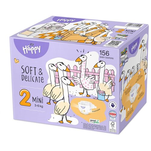 Bella Baby Happy pelene Mini veličina 2, 156 komada Cijene